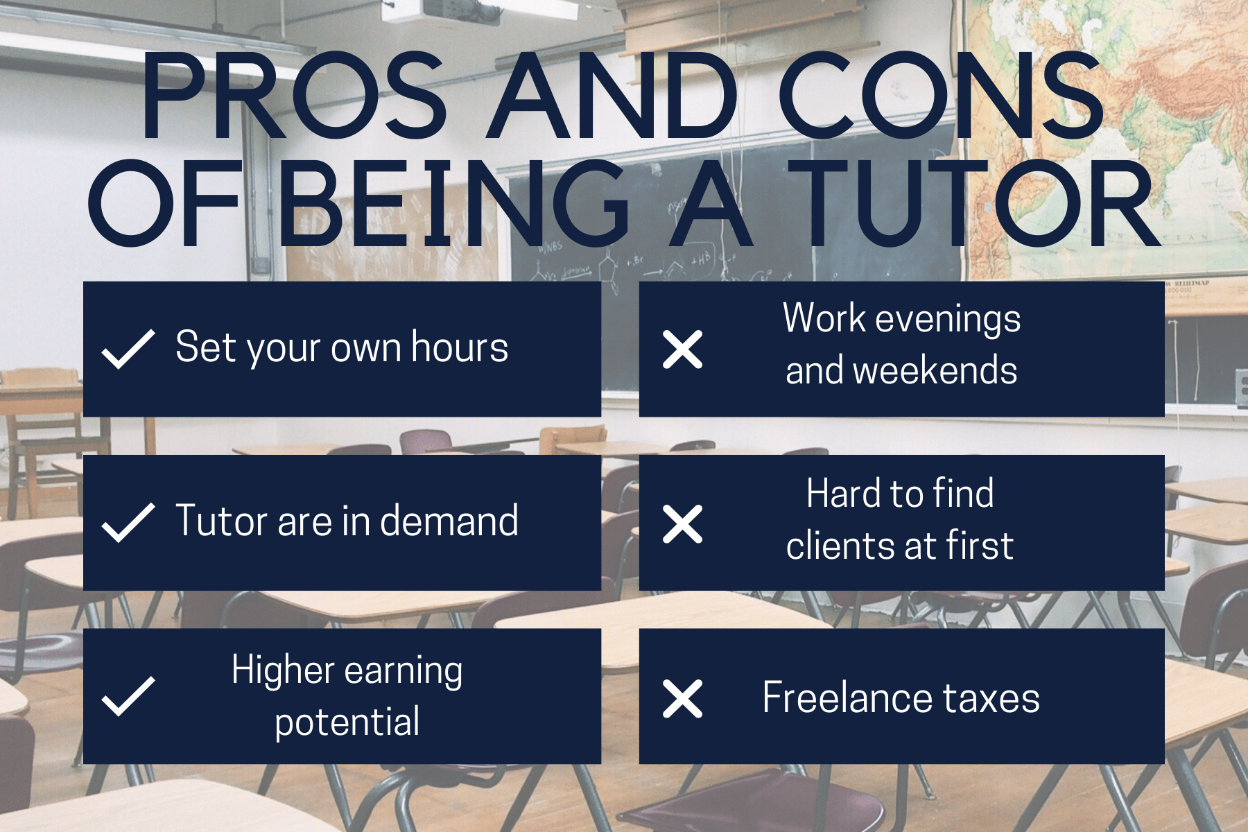 pros and cons of being a tutor usher khan