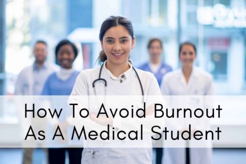 a group of medical professionals "how to avoid burnout as a medical student"