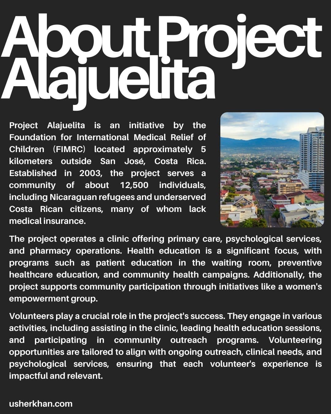 About Project Alajuelita usher khan