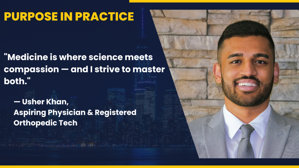 Usher Khan
Purpose in Practice
